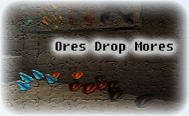 Мод Ores Drop Mores для minecraft 1.4.6